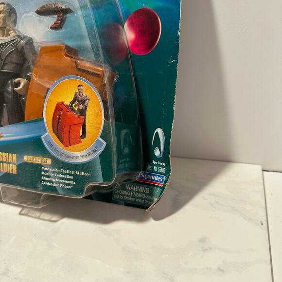Star Trek Cardassian Soldier Action Figure Galactic Gear Deep Space 9 - Picture 3 of 10